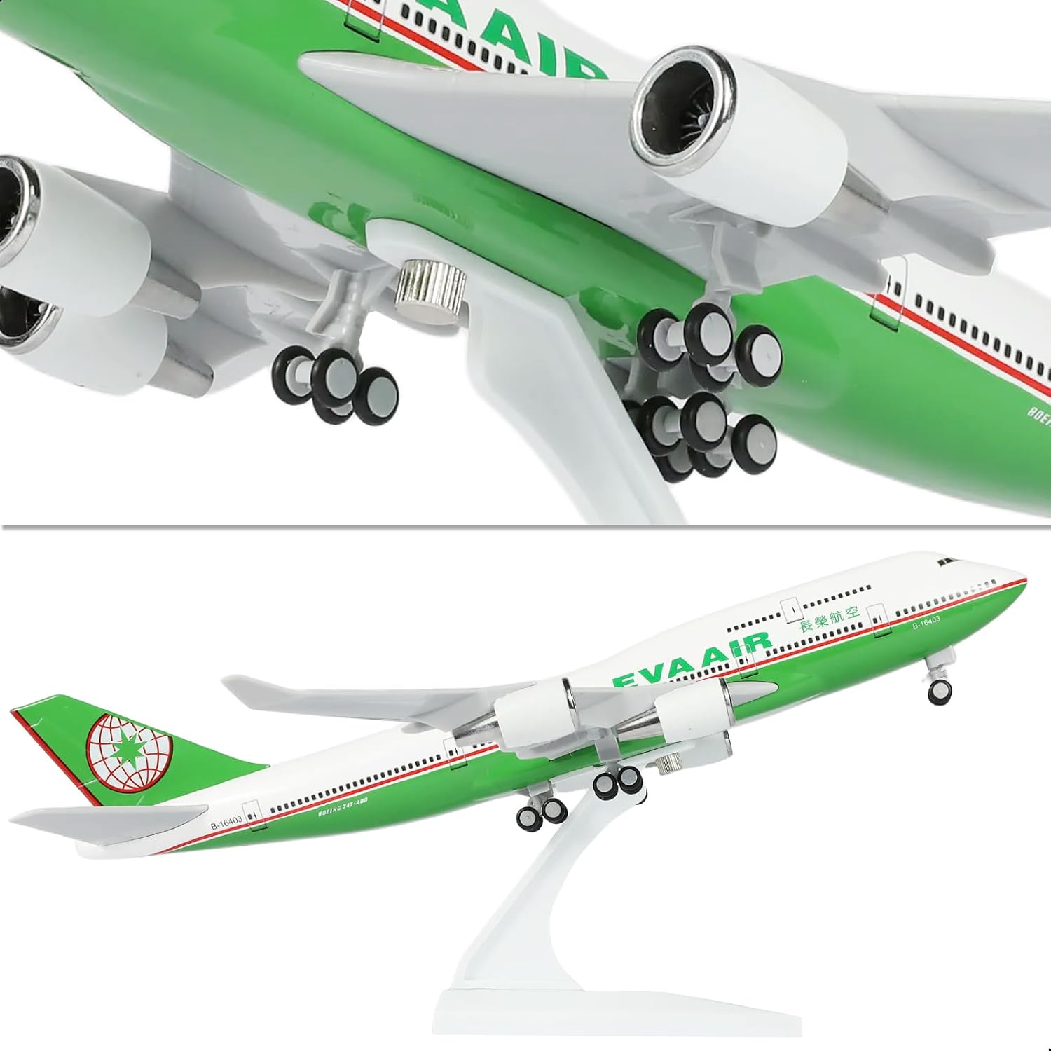 Model Kit Eva - 30cm EVA 에어 B747 레진 항공기