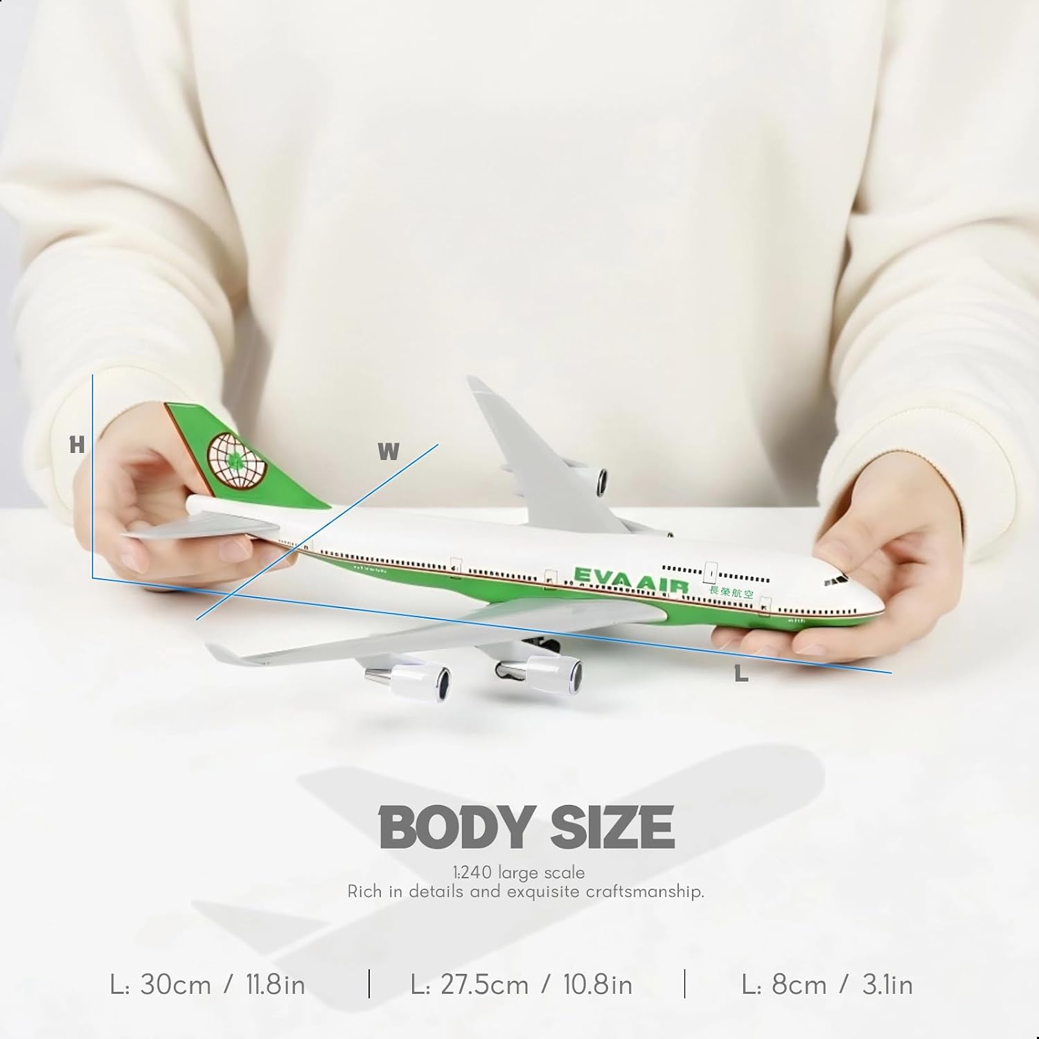 30cm EVA 에어 B747 레진 항공기 모형, 1/ - Model Kit Eva 리뷰 및 가격