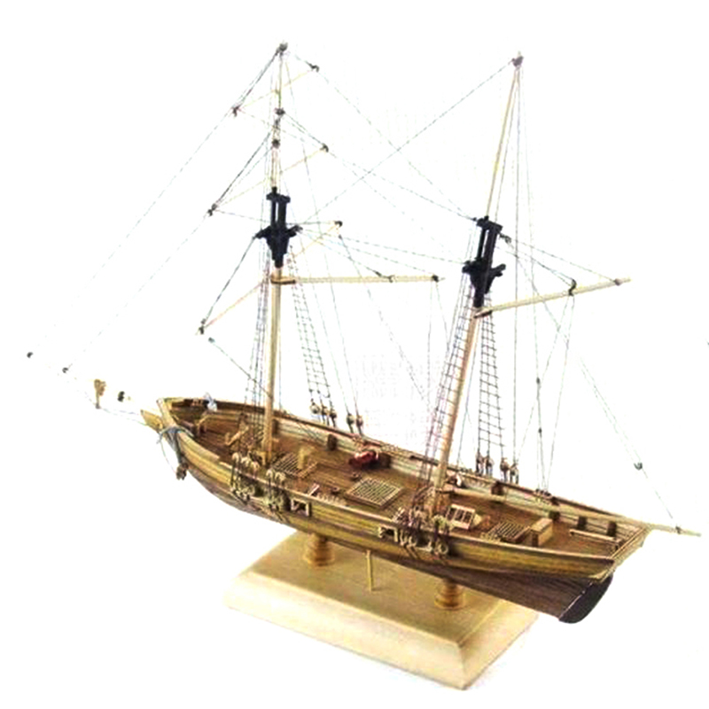 1:70 새로운 포트 나무 항해 보트 모델 DIY 키트 - Model Kit Yacht 리뷰 및 가격
